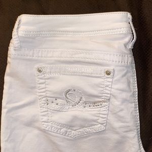 Seven 7 Brand White Shorts